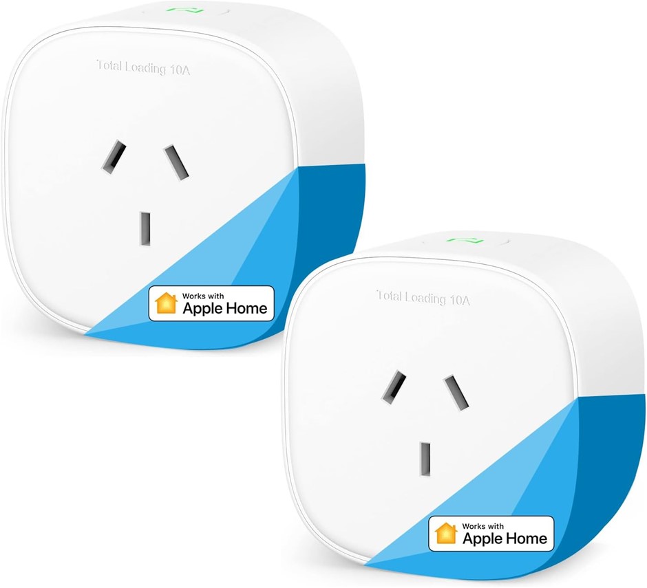 meross Smart WiFi Plug with Energy Monitor, 2 Pack, Works with Apple HomeKi