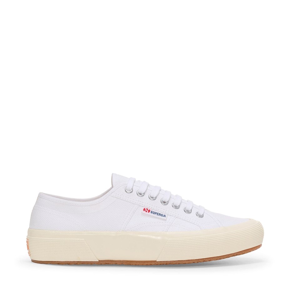 SUPERGA Men's 2750 OG Sneaker, EU41/US8, White Favorio, S3111TW. Buyers No