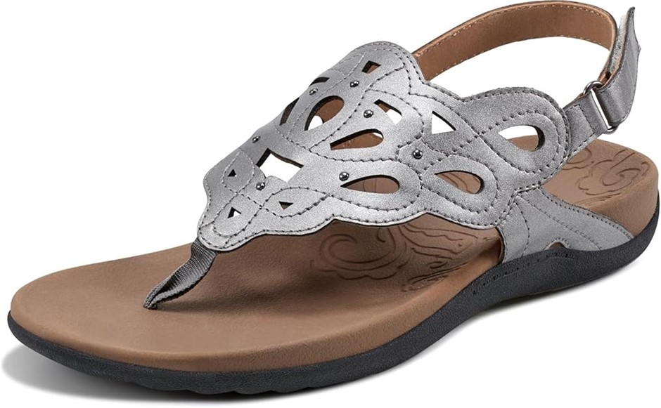 ROCKPORT Women's Ridge Sling Sandal / US6.5(Wide) / UK4 / Pewter. Buyers N