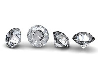 0.12 carat white round 4 diamond