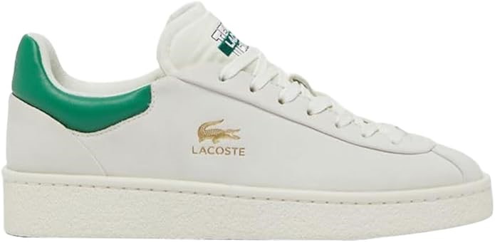 LACOSTE Women's Baseshot Premium 224 2 SFA Sneaker, US9/EU40.5, Off White/G
