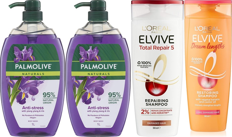 BUNDLE: L’Oréal Dream Lengths Shampoo (300 ml) + L’Oréal Total Repair 5 Sha