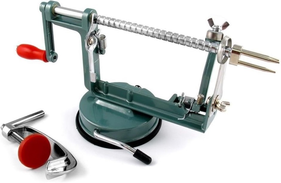 NORPRO 865 Apple Master-Apple, Potato, Parer, Slicer & Corer with Vacuum Ba