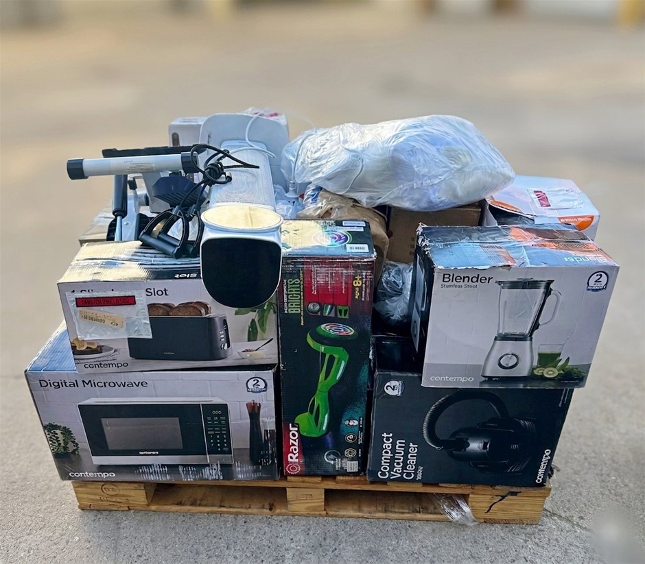 Approx. 25 x Electronics/Home Appliances: RAZOR Hovertrax, CONTEMPO Vacuum