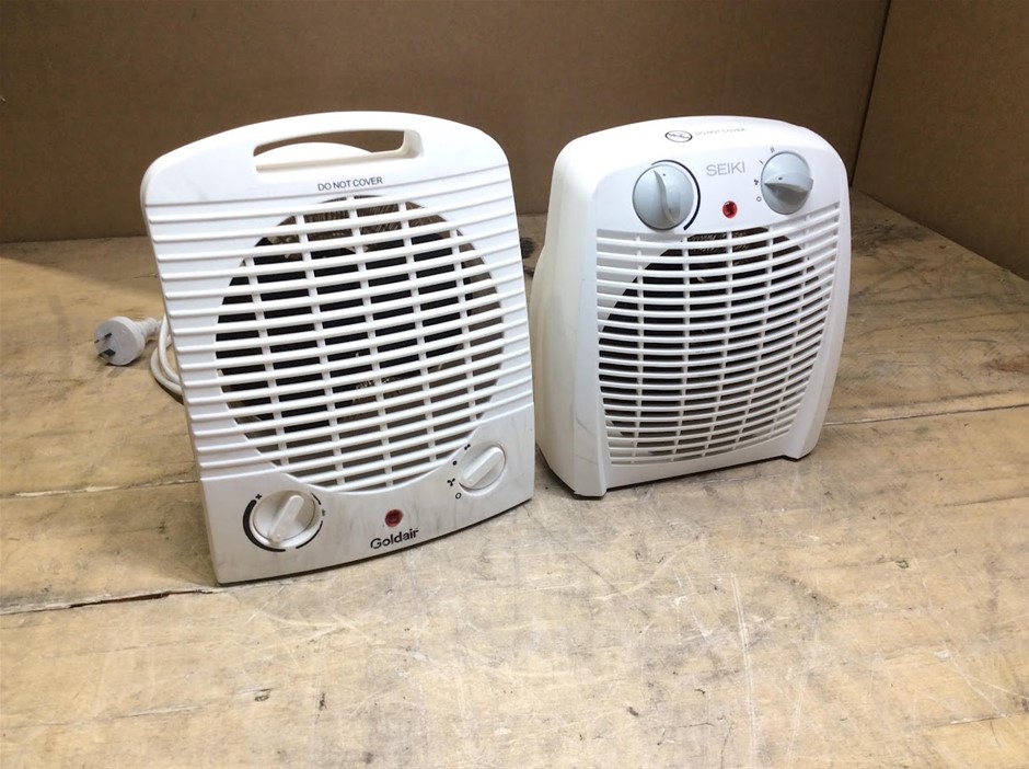 Goldair GSFH30 And Seiki SFH2000W Upright Fan Heaters