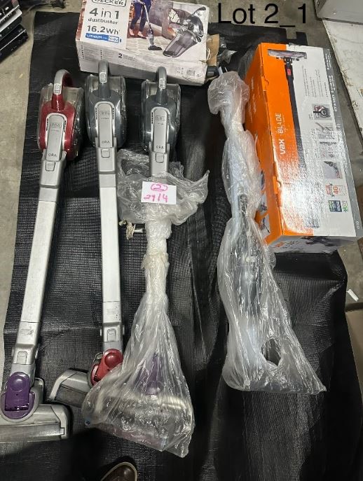 END OF LEASE SALE: Large Quantity of Vaccum Cleaners