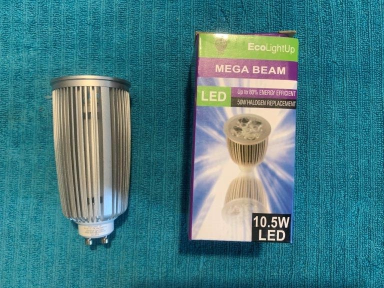 New in Boxes EcoLightUp LED Lights, 10.W - Qty 8