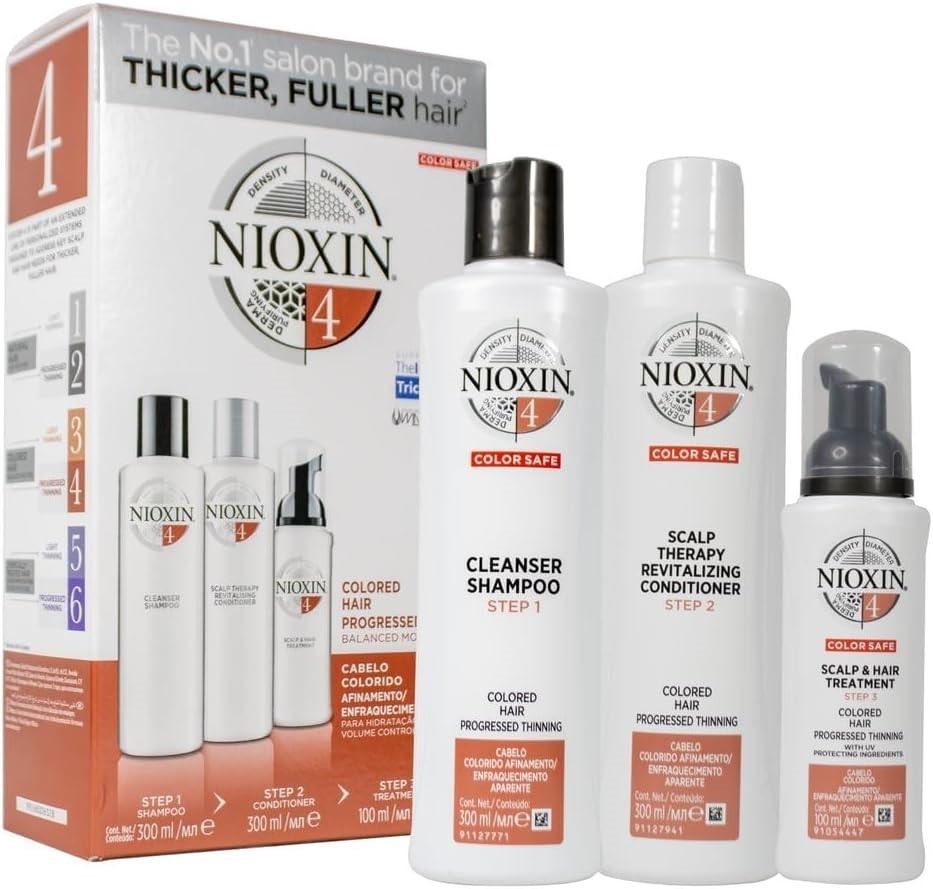 NIOXIN System 4 Full Size Kit - Colored Hair With Progressed Thinning