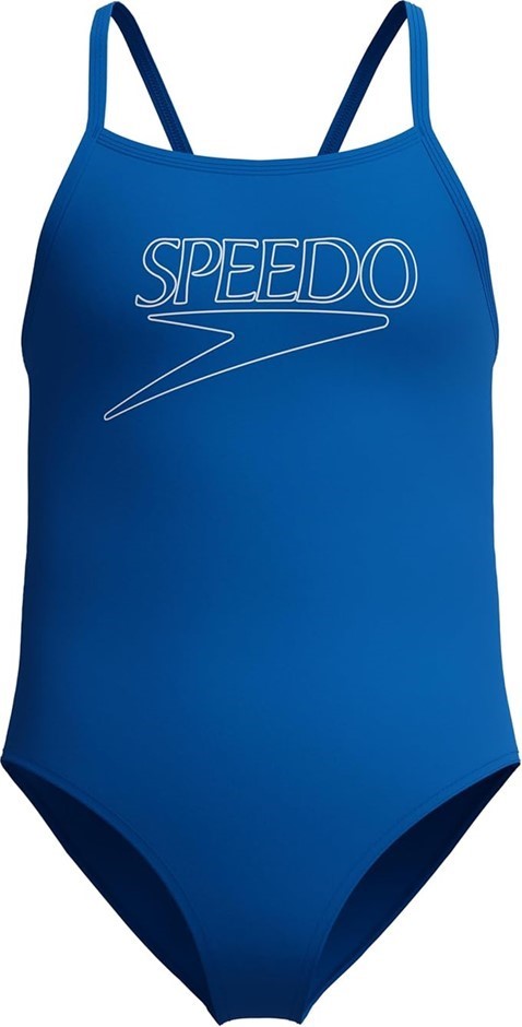 SPEEDO Girl's Classic Logo One Piece Swimsuit, Turkish Sea, 15-16 Years