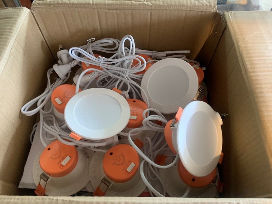 LED Down Lights, 9W, 200-240 Volt, 50/60HZ - Quantity 32