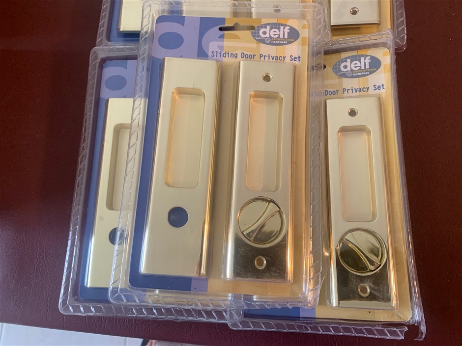 New in Packaging Delf Sliding Door Privacy Sets - Qty 6