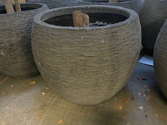2 x Concrete Planter Pots