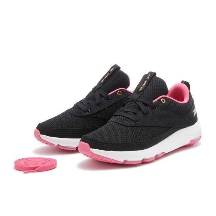 REEBOK Women's Cloudride DMX 5.0 Shoes, Size US 7.5, Black/SesoPink/White,