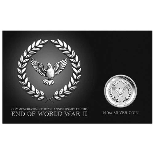 2020 Australian 75th Anniversary of The End Of WWII Silver Coin 1/10 oz