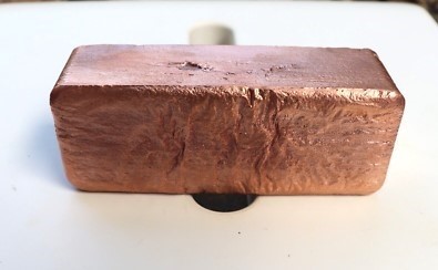 1Kg Copper Ingot Bar 999 Fine Investor Grade Bar