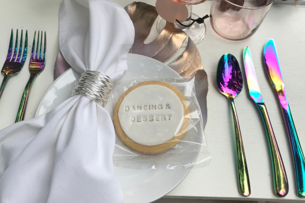 Rainbow Iridescent Metal Cutlery 5-Piece Set BULK 120 Sets Highett VIC pick