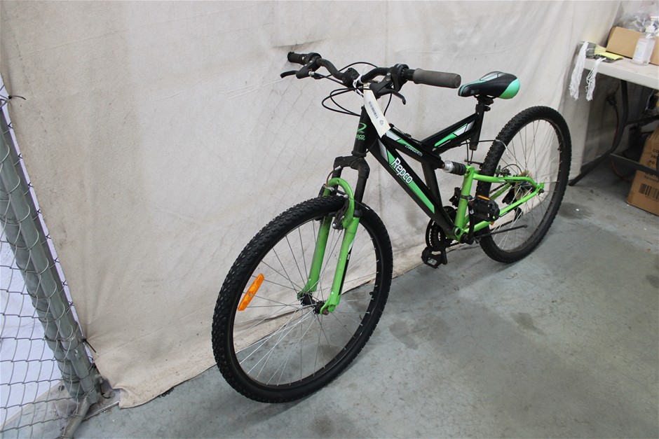 Repco Charger 27.5 Black/Green Bicycle