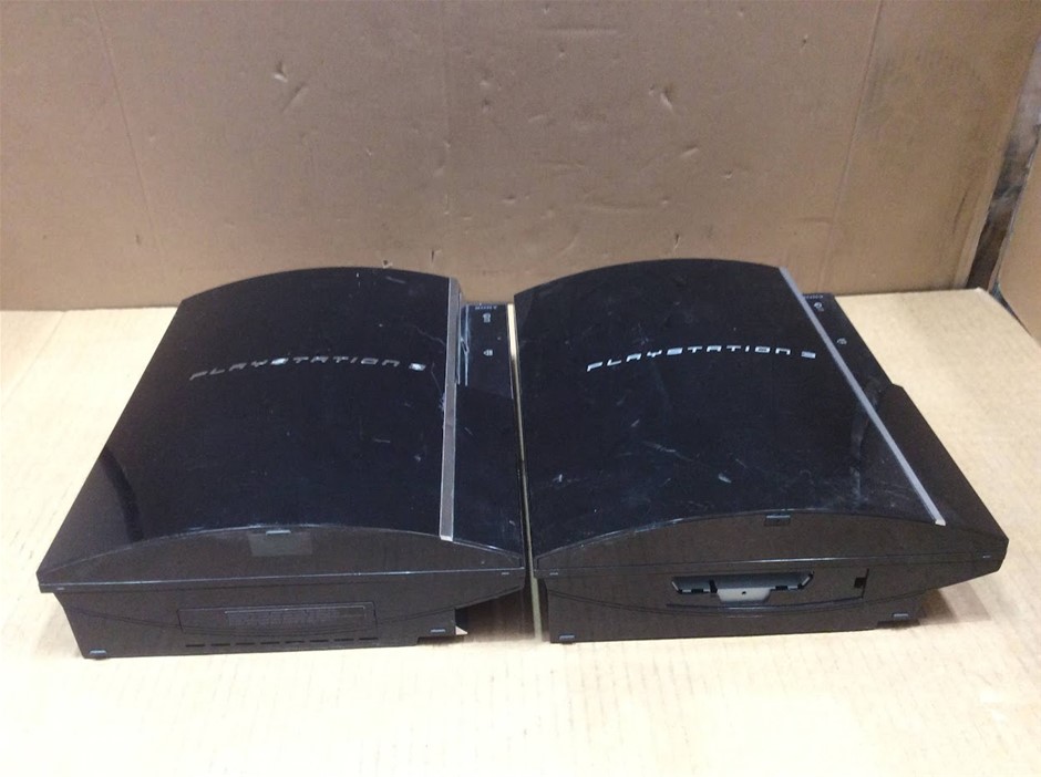 Sony PlayStation 3 Consoles CECHK02 & CECHC03 (Lot of 2)