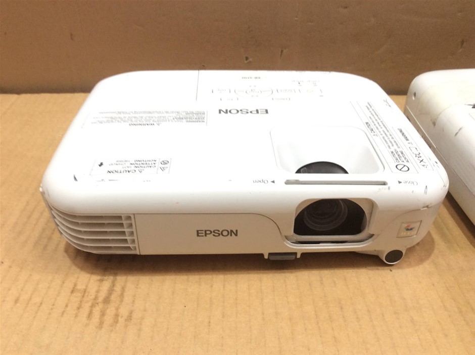 Epson EB-W18 And EB-S110 LCD Projectors (Lot of 2)