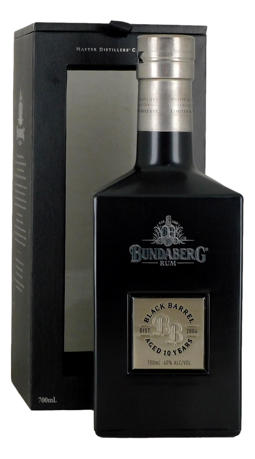Bundaberg Rum M.D.C. Black Barrel - Aged 10 Years 2004 (1x 700mL), QLD.