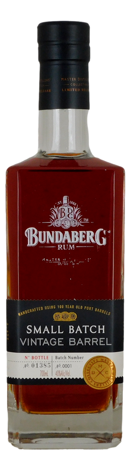 Bundaberg Rum M.D.C. Small Batch - Vintage Barrel 2014 (1x 700mL), QLD.
