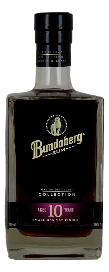 Bundaberg Rum M.D.C. Small Oak Vat Finish - Aged 10 Years 2012 (1x 700mL)