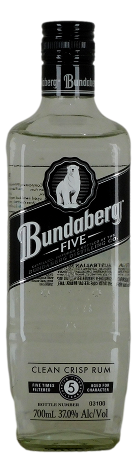 Bundaberg Rum Five (Filtered 5 Times) 2011 (1x 700mL), QLD.