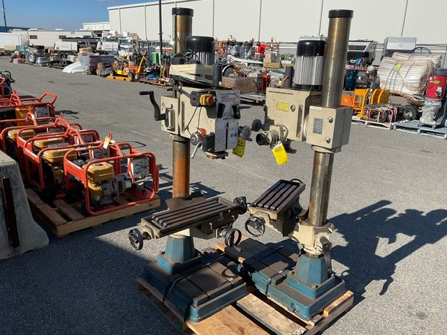 <p>Two Hafco DMF42 Pedestal Mill Drills</p>