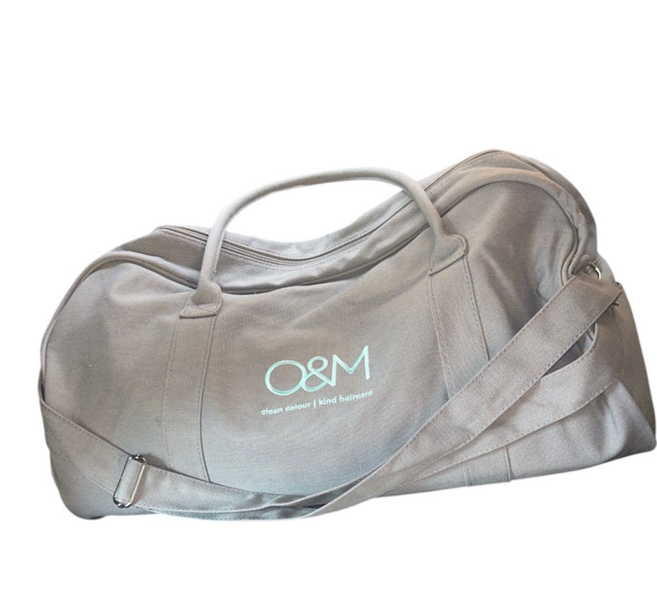 O&M Grey Duffle Bag