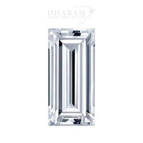 0.03 Carat White Fancy Bagette diamond