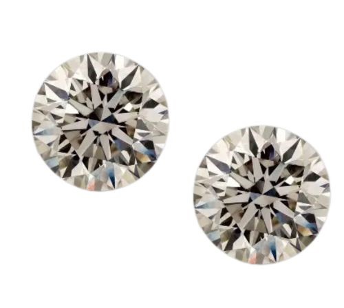 0.06 carat light brown round 2 diamond