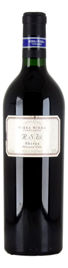Wirra Wirra R.S.W Shiraz 1998 (1x 750mL) McLaren Vale