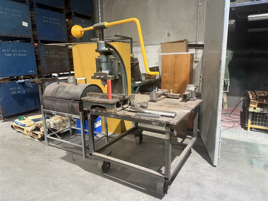 Heavy Duty Steel Workbench