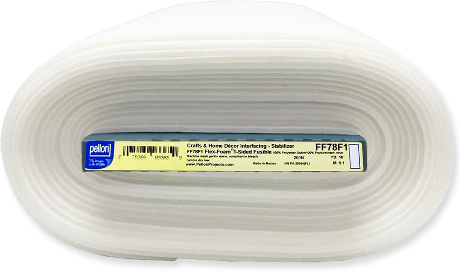 PELLON Flex 1-Sided Fusible Foam Stabilizer 20" x 10 yds.