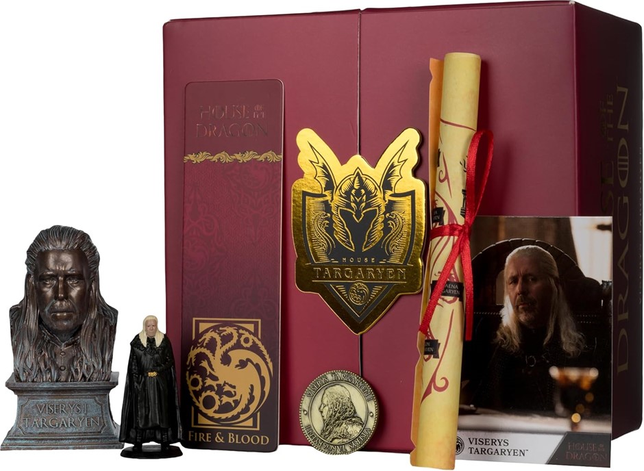 2 x MCFARLANE House of The Dragon/Game of Thrones Collector Box - Viserys T