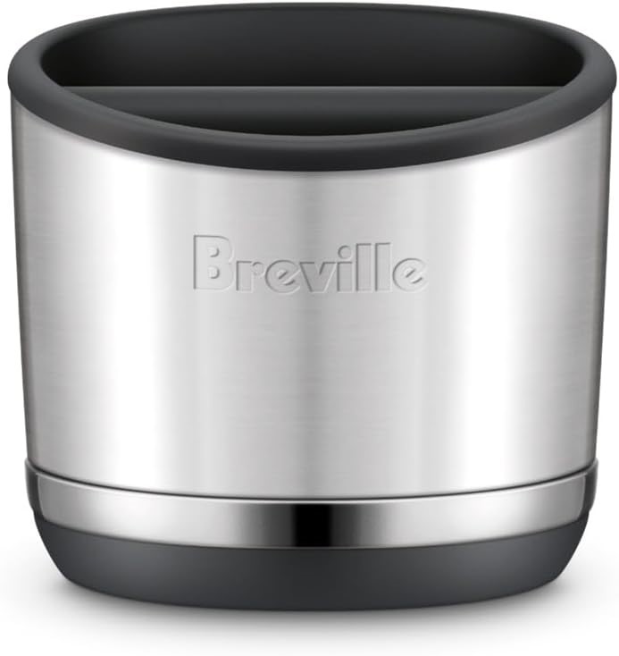 BREVILLE the Knock Box 10, Brushed Stainless Steel, BEA501BSS.