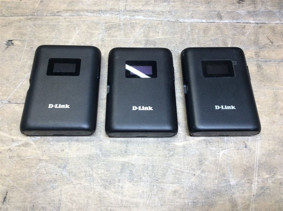 D-Link DWR-933 4G LTE Mobile WiFi Routers (Lot of 3)