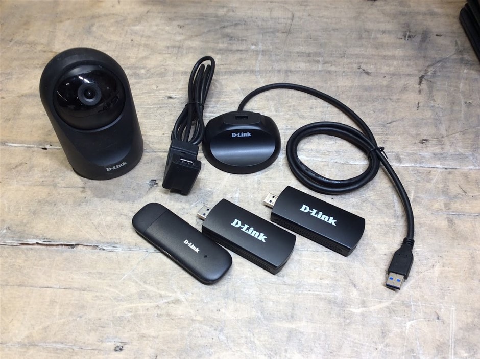 D-Link DCS-6500LHV2 Security Camera And D-Link USB WiFi Adapters
