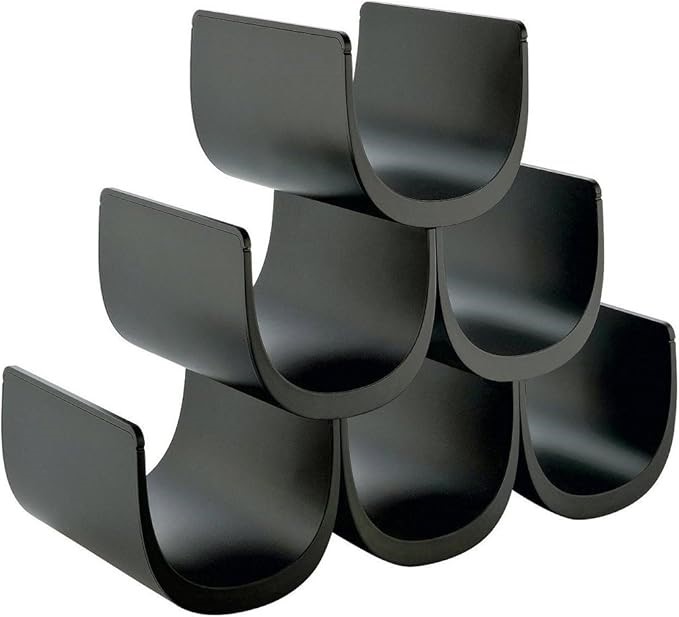 Alessi GIA13 B NOE MODULAR BOTTLE-HOLDER, BLACK 30x34.5x15.5 centimetres