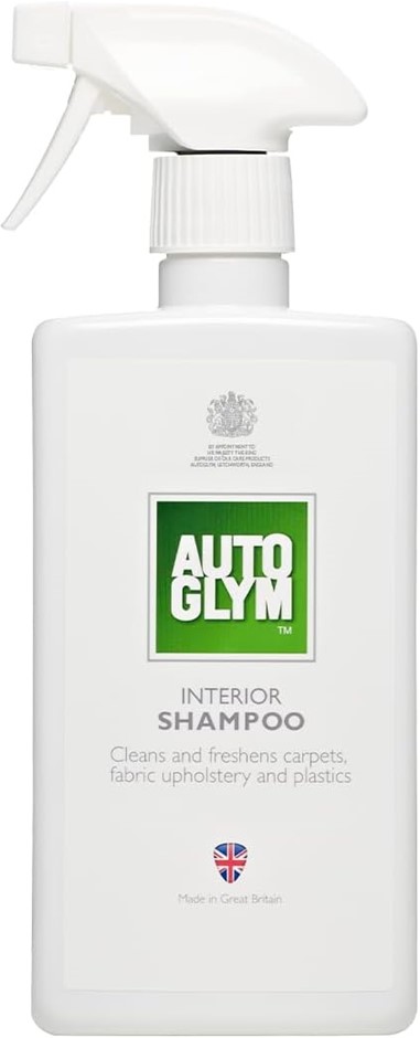 Autoglym Interior Shampoo, 500ml - Car Interior Shampoo That Cleans and Fre