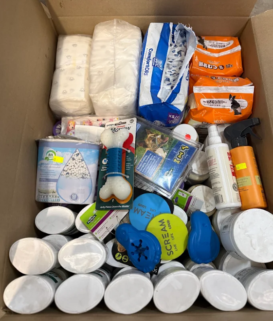 Mixed pet supplies bundle – perfect for dog, cat, bird & fish owners! Inclu