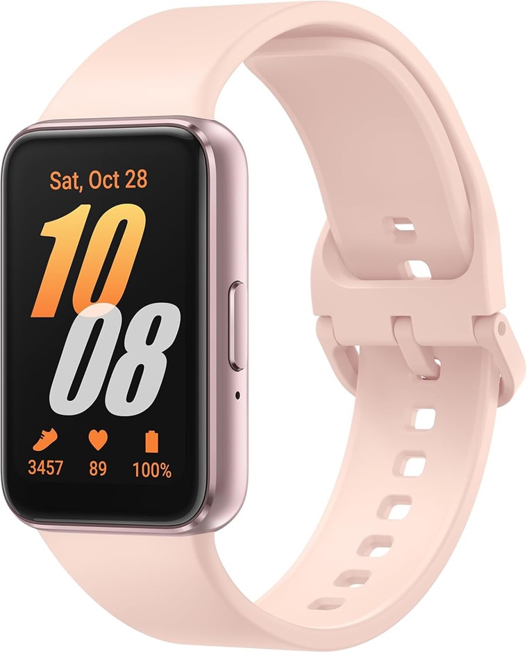 SAMSUNG Galaxy Fit3, 13 Days Battery, Sleep Tracking Smartwatch, Pink Gold.