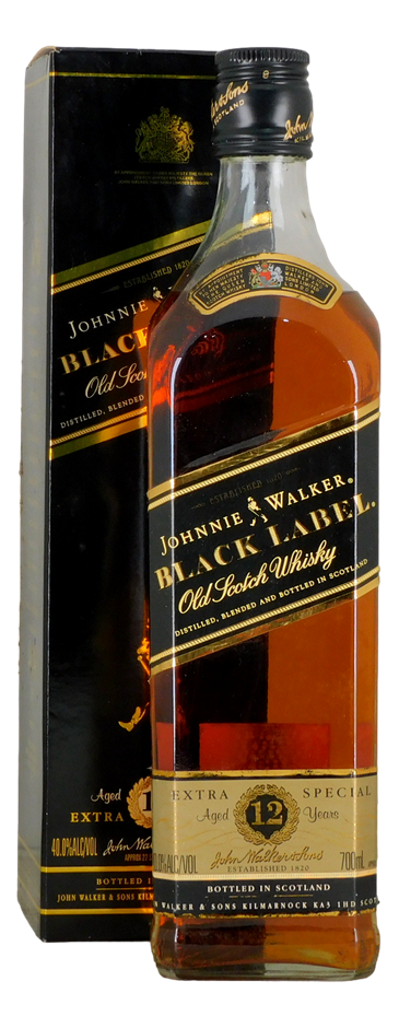 Johnnie Walker Black Label Old Scotch Whiskey 12 YO (1x 700ml)