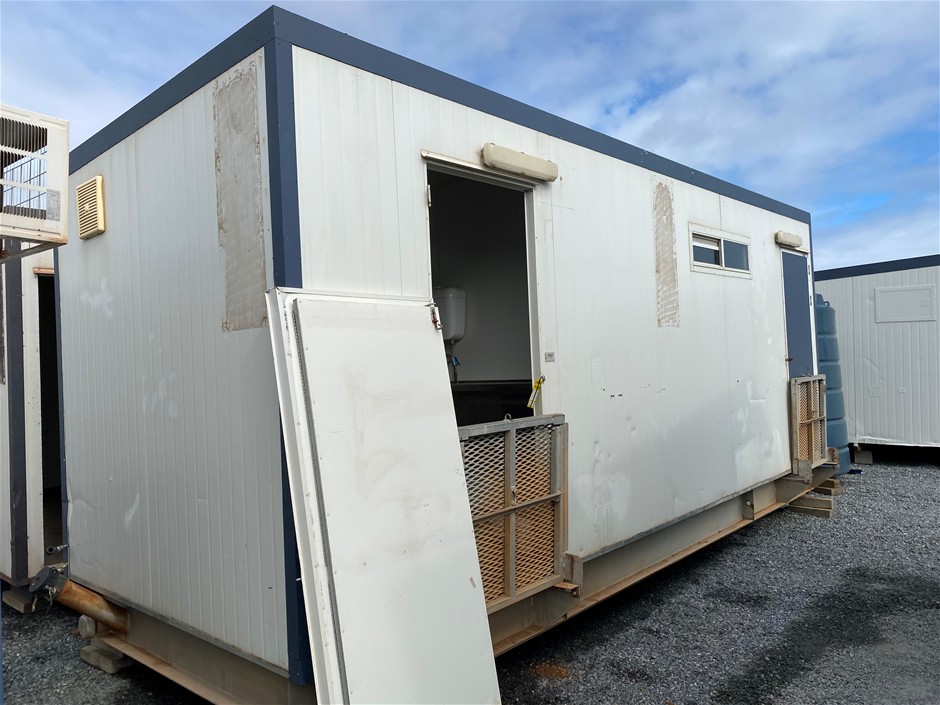 Portable Toilet Block - 6.0m x 2.4m - M-F - Tank Mounted - Wingfield