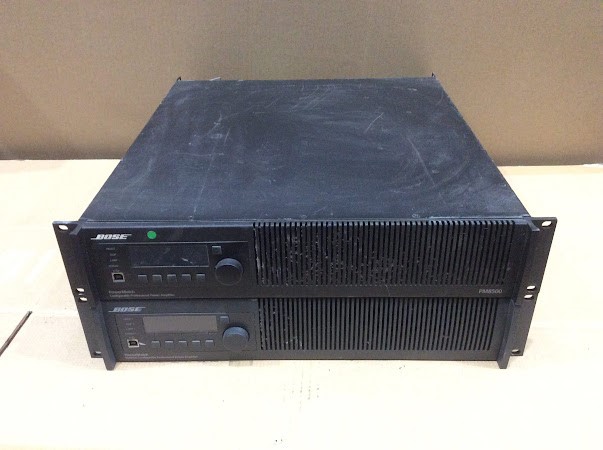 Bose PowerMatch PM8500&PM8500N Configurable Power Amplifiers (Lot of 2)