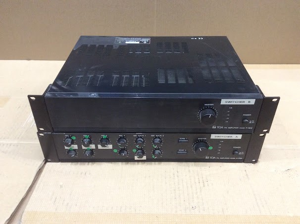 TOA P-1812&A-1724 PA Amplifiers (Lot of 2)