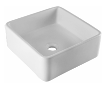 Square Counter Top Basin 350x350 0TH (No plug & Waste)