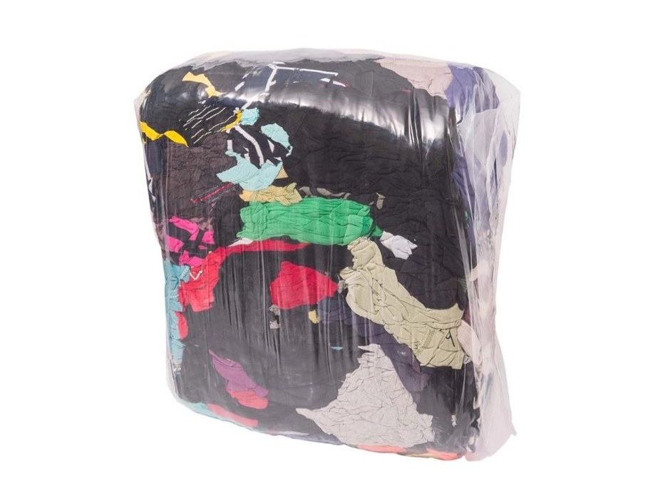 Coloured T-Shirt Cleaning Rags - 10kg