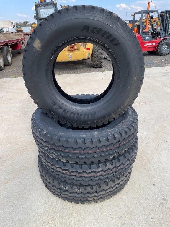 Qty of 4 11R22.5 Truck / Trailer Tyres(Unused)