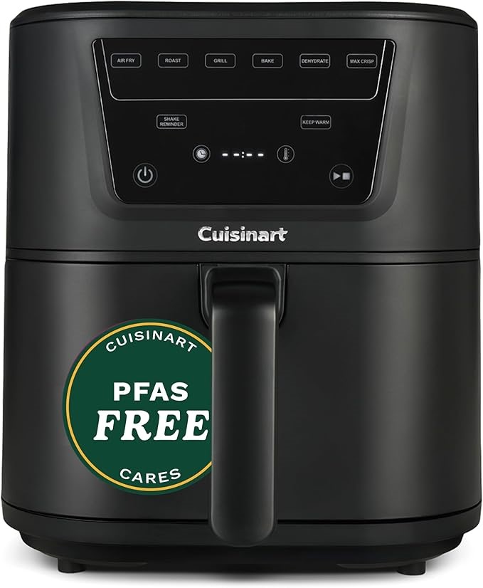 CUISINART XL 7.6L Single Air Fryer, Compact Max 7-in-1, PFAS Free.